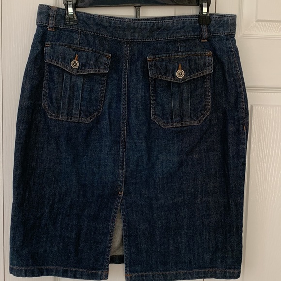 🐎New! Banana Republic Denim Skirt 10 - Picture 3 of 4